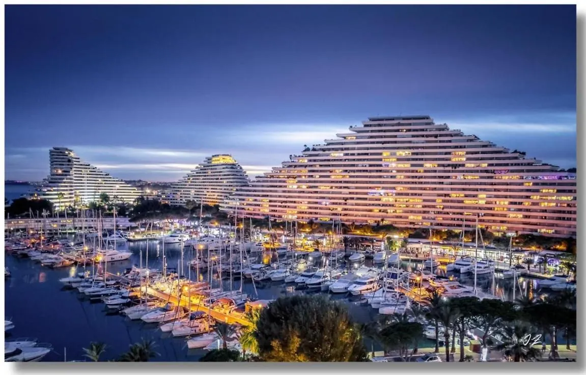 Studio Port Marina - Parking Prive, Climatise Au Ducal Villeneuve-Loubet
